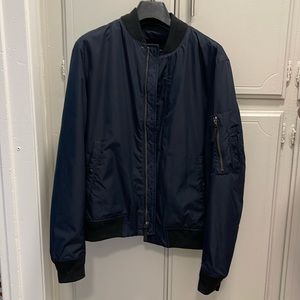 Men’s SM Banana Republic Bomber Jacket Navy